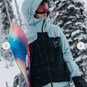 Burton Women’s AK Tuvak Gore-Tex 3L Jkt | Black / Petrol Blue | Small